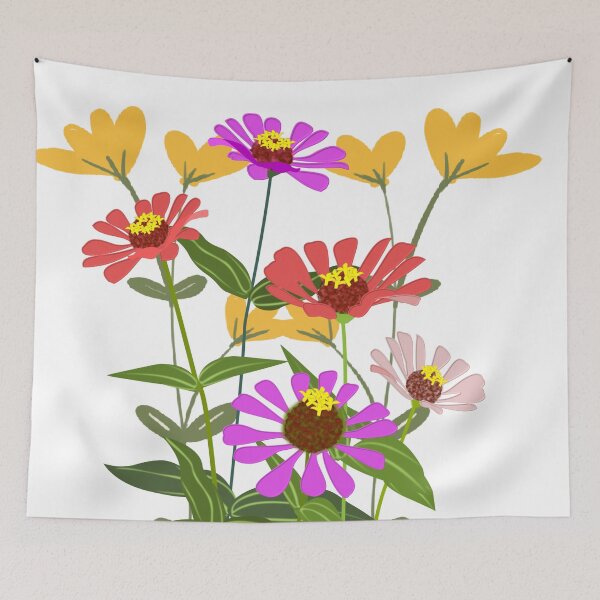 Item preview, Colorful zinnias nature bunch designed and sold by Floralsharry.
