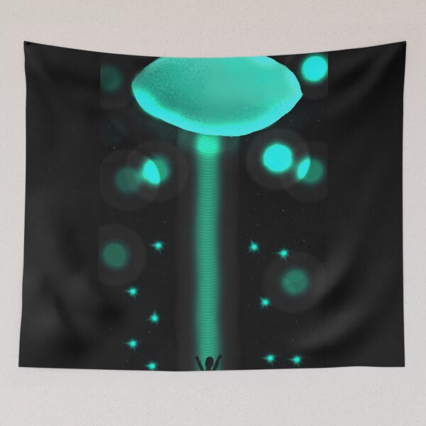 Item preview, UFO Mushroom Pale Green (MKW-DA.12) designed and sold by Katrina Morgan.