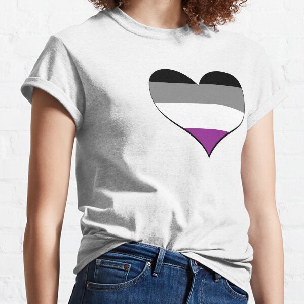 Asexual Pride Heart Classic T-Shirt