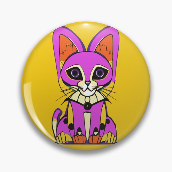 Item preview, Maya Patterned Kitten pink designed and sold by thumbjoint.