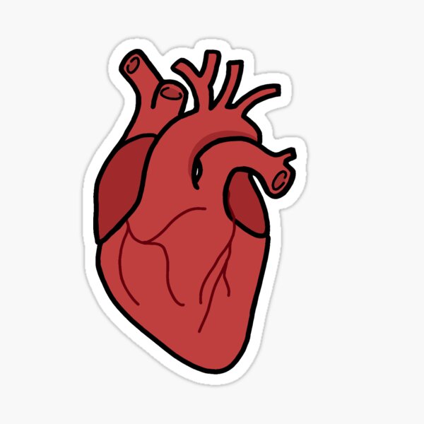cute heart Sticker for Sale by TheDavidAndrew  Heart stickers, Heart clip  art, Cartoon heart