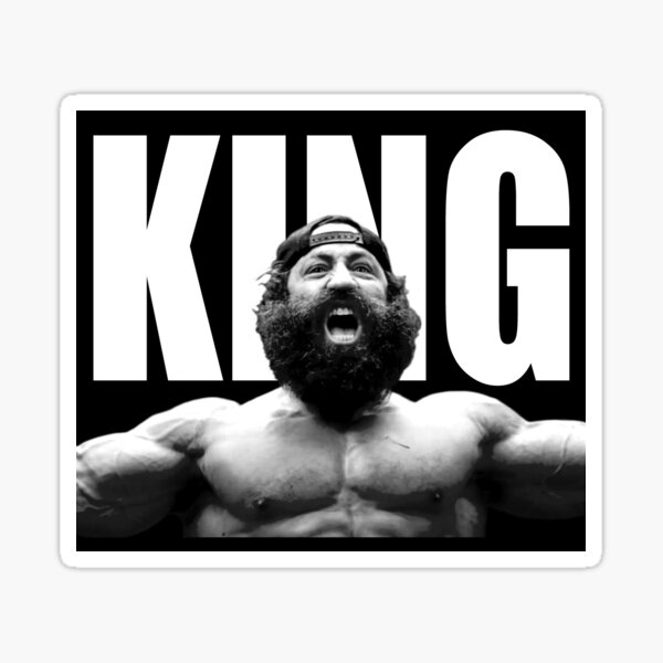 "The Liver King" Sticker for Sale by Lowgik Redbubble