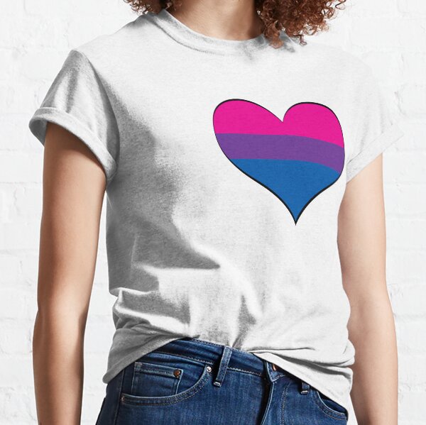 Bisexual Pride Heart Classic T-Shirt