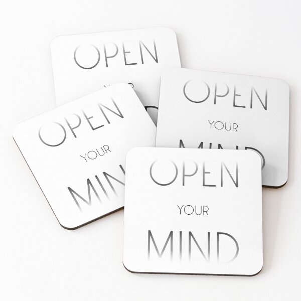 Item preview, Open Your Mind (black version) designed and sold by Aion-design.