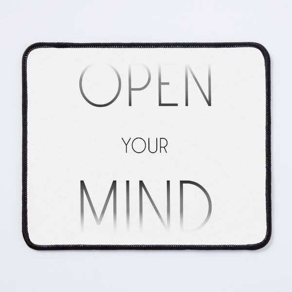 Item preview, Open Your Mind (black version) designed and sold by Aion-design.