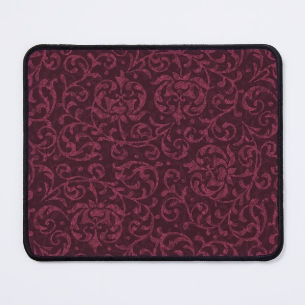 Item preview, Burgundy Cassis Tudor Rose Damask designed and sold by AntiqueImages.