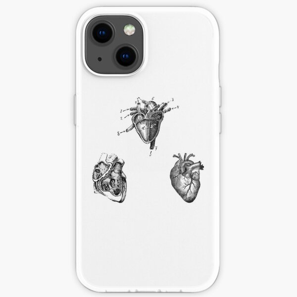 Vintage Heart Anatomy iPhone Soft Case