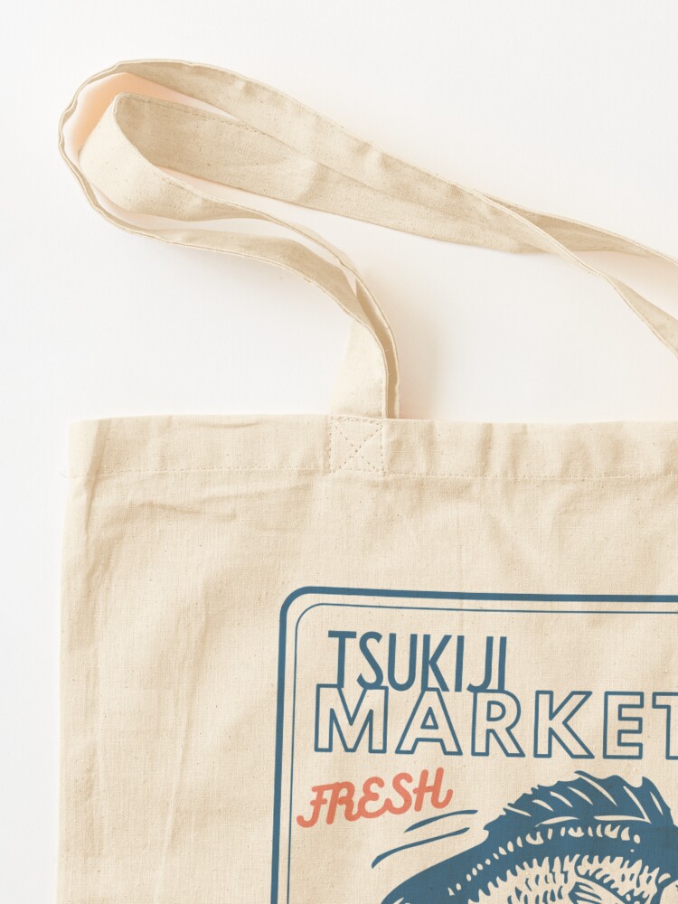 Retro Tsukiji Fishmarket Tokyo Japan Tote Bag for Sale by nomu