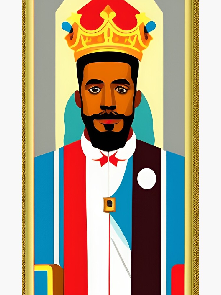 "King" Sticker for Sale by Eion22 Redbubble