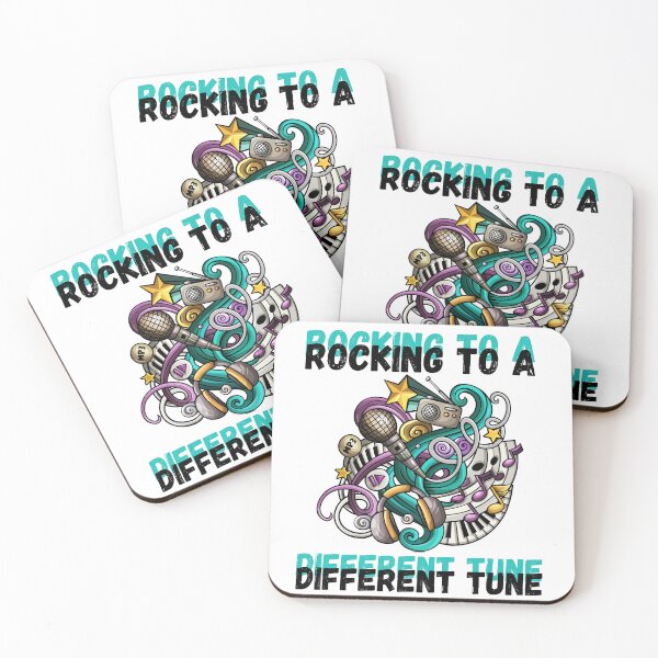 Item preview, Rocking To A Different Tune Autism Awareness designed and sold by Nicet-shirt1.