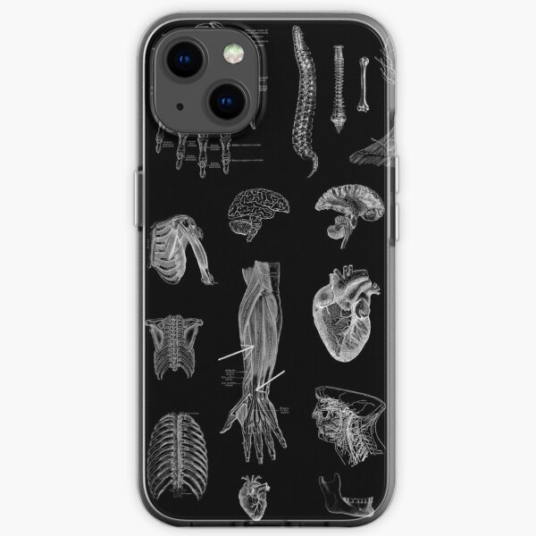 Vintage Anatomy Print iPhone Soft Case