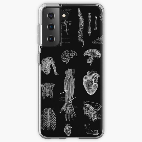 Vintage Anatomy Print Samsung Galaxy Soft Case