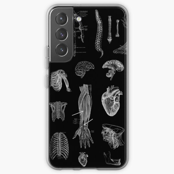 Vintage Anatomy Print Samsung Galaxy Soft Case