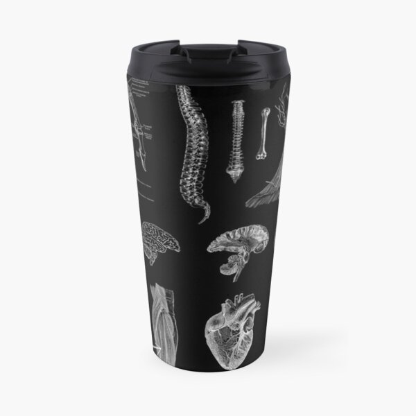 Vintage Anatomy Print Travel Coffee Mug