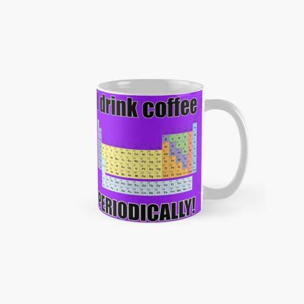 Periodic Table Mugs Redbubble