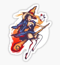 Black Magic Woman Sticker