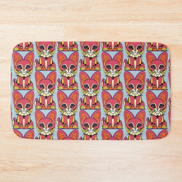 Item preview, Maya Patterned Kitten Grey designed and sold by thumbjoint.