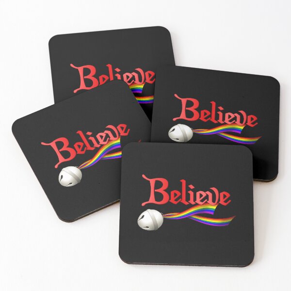 Item preview, Believe LGBTQ Rainbow Pride Jingle Bell designed and sold by Patrick Hiller.