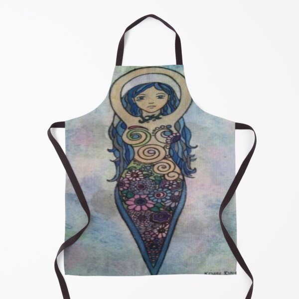 Item preview, Floral spiral goddess designed and sold by Geminimoonart.