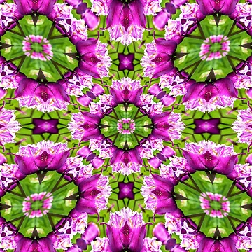 Artwork thumbnail, Purple Tulip Pattern by Patternflower