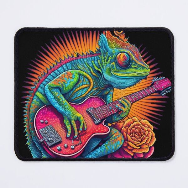 Item preview, Chamaleon and Guitar designed and sold by Aaron Ochs.