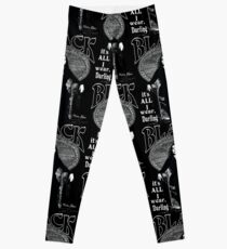 "BLACK- It's All I Wear"- Morticia Addams Leggings