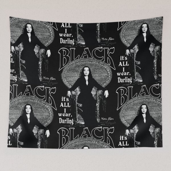 Item preview, "BLACK- It's All I Wear"- Morticia Addams designed and sold by torg.