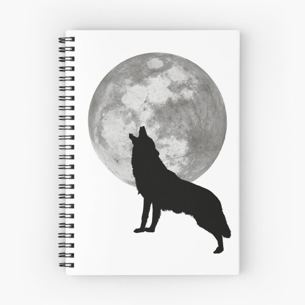 Item preview, Howling moon wolf designed and sold by Sunwang.