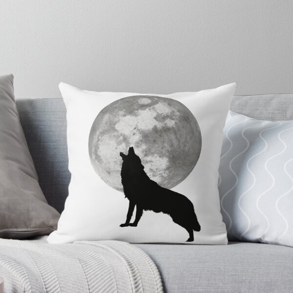 Item preview, Howling moon wolf designed and sold by Sunwang.