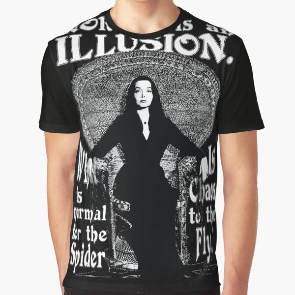 Morticia Addams-"Normal Is An Illusion..." Graphic T-Shirt
