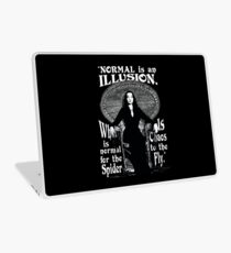 Morticia Addams-"Normal Is An Illusion..." Laptop Skin