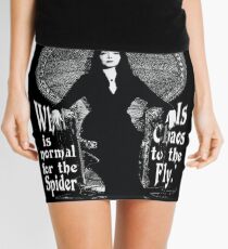 Morticia Addams-"Normal Is An Illusion..." Mini Skirt