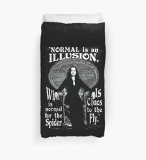 Morticia Addams-"Normal Is An Illusion..." Duvet Cover