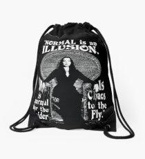 Morticia Addams-"Normal Is An Illusion..." Drawstring Bag