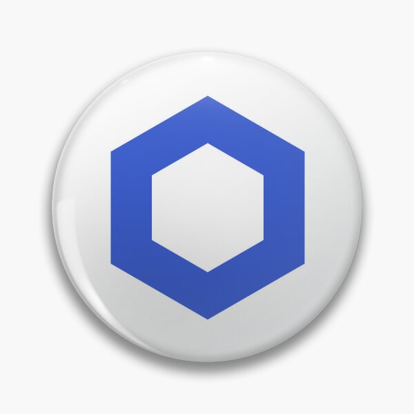 Item preview, Chainlink LINK Crypto Altcoin - White Token Icon Variant #1 designed and sold by CryptoMoods.