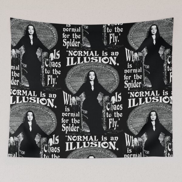 Item preview, Morticia Addams-"Normal Is An Illusion..." designed and sold by torg.