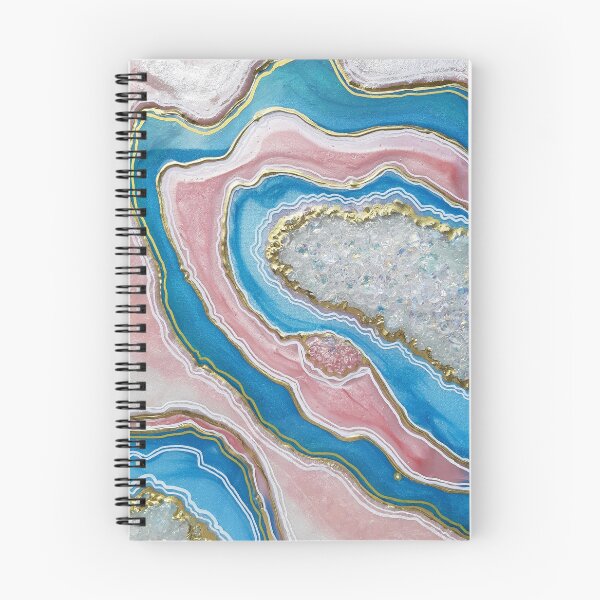 Item preview, Agate geode Gold, Pearl, Blue Pink designed and sold by Sandytov.