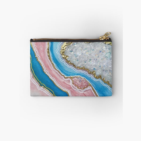 Item preview, Agate geode Gold, Pearl, Blue Pink designed and sold by Sandytov.