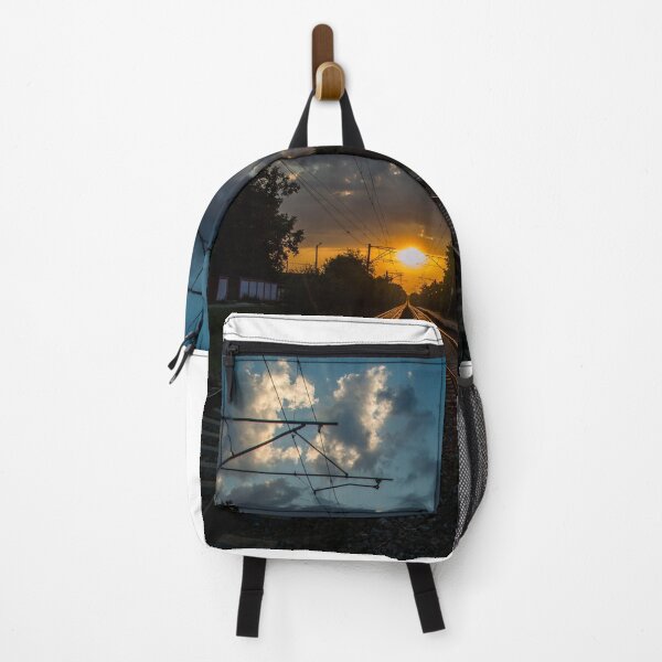 Item preview, Beautiful sunset on the train track designed and sold by Dumitru-Ionuț V.