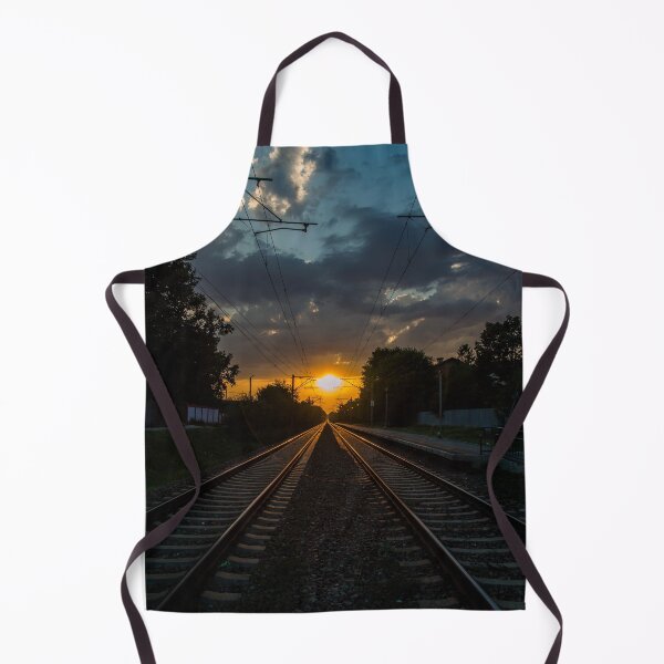 Item preview, Beautiful sunset on the train track designed and sold by Dumitru-Ionuț V.