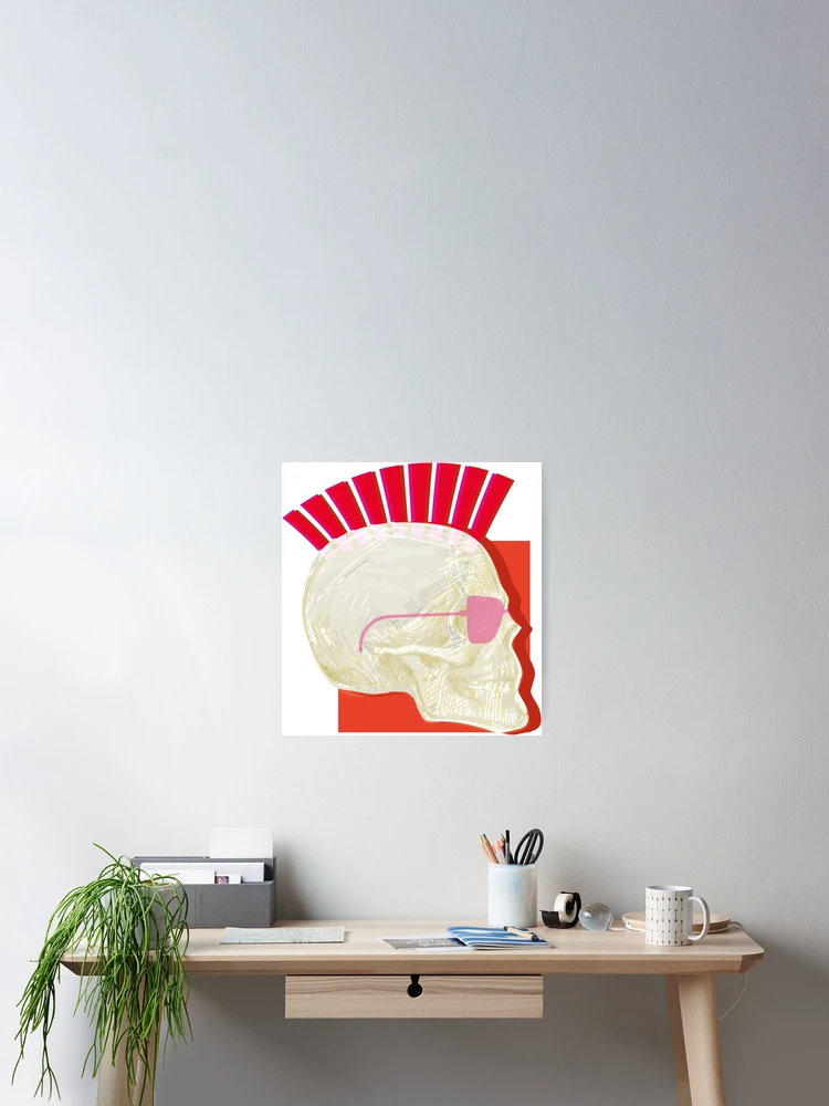 Thumbnail 2 of 3, Poster, Skull designed and sold by Rif Khasanov.