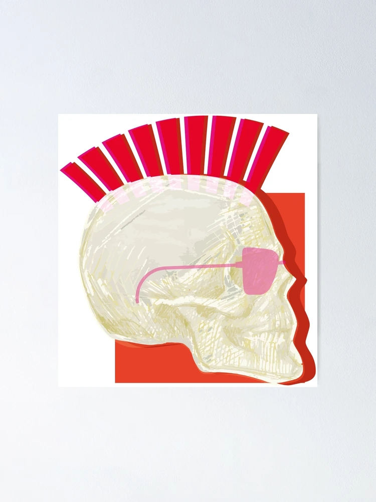 Thumbnail 1 of 3, Poster, Skull designed and sold by Rif Khasanov.