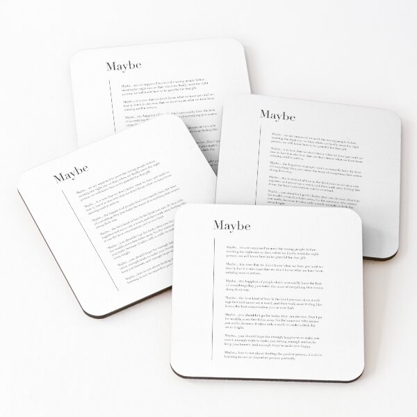 Item preview, Maybe Love Wedding Vows designed and sold by wisemagpie.