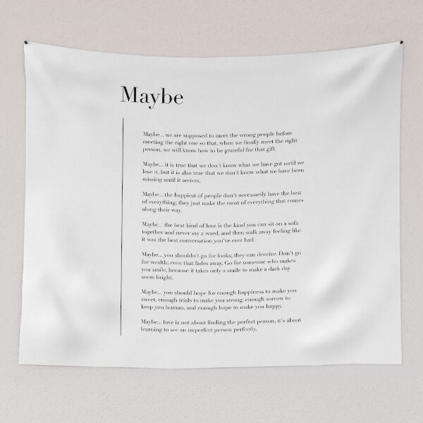 Item preview, Maybe Love Wedding Vows designed and sold by wisemagpie.