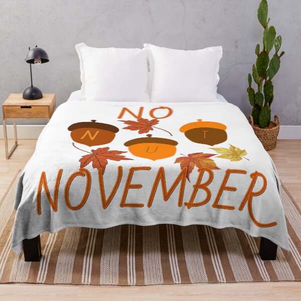 Item preview, NO NUT NOVEMBER COOL FUNNY FALL SEASON designed and sold by JIMMYKIVUTI.