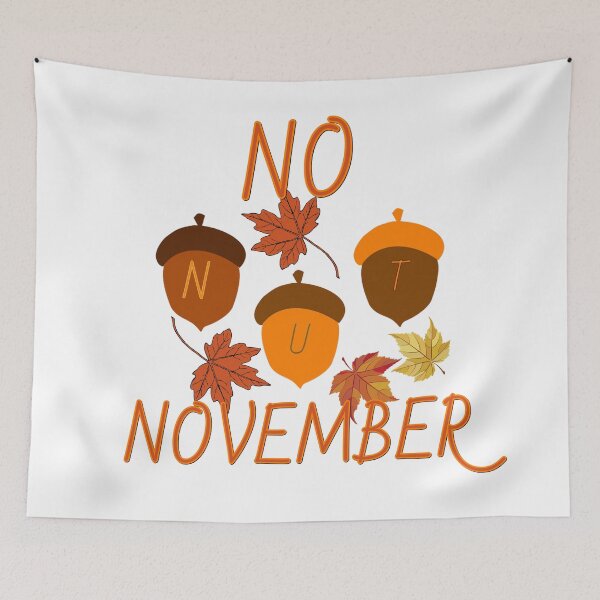 Item preview, NO NUT NOVEMBER COOL FUNNY FALL SEASON designed and sold by JIMMYKIVUTI.