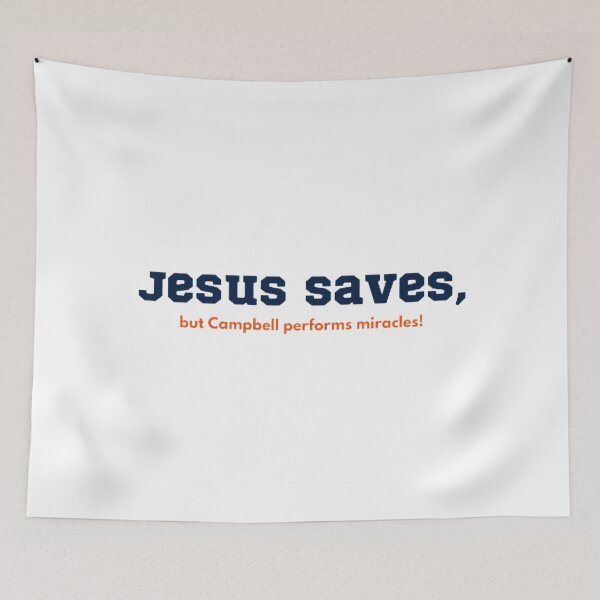 Item preview,  Jesus Saves, Campbell Miracles designed and sold by BradburyWorx.