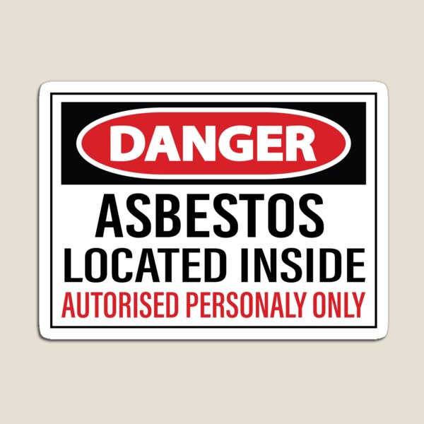 asbestos-safety-signs-magnets-for-sale-redbubble