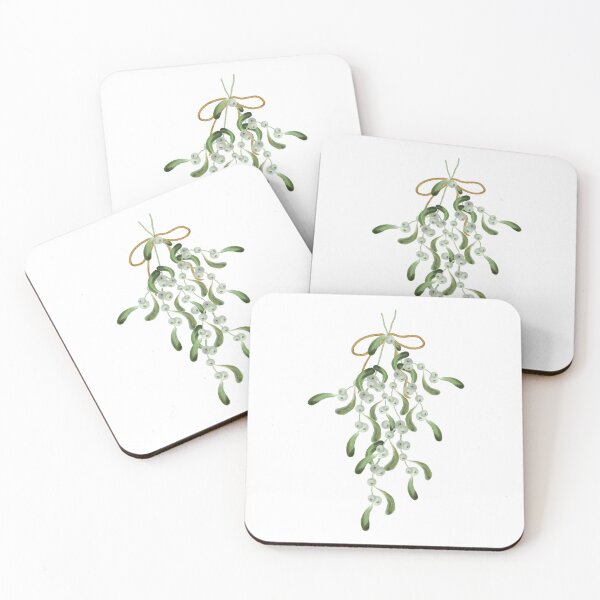 Artikelvorschau, Weihnachtsmistelzweig - Aquarell entworfen und verkauft von MLTDesignLab.