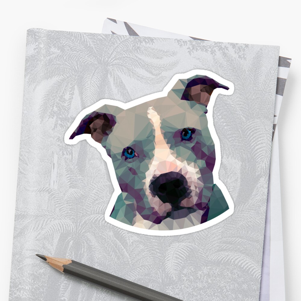 "Pitbull" Stickers By Pup-fiction | Redbubble